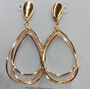 Elegant Rain Drop Earring Loops.